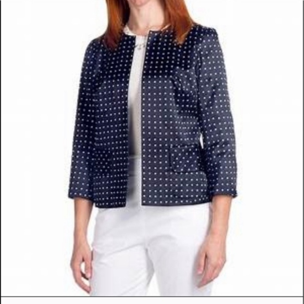 Pendleton Go Graphic Silk Blend Blazer Jacket size 8 (115)
